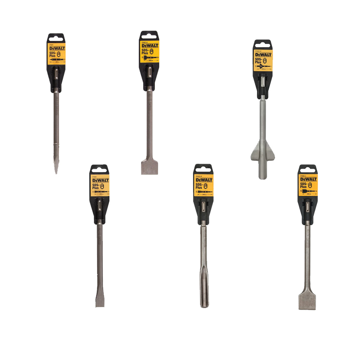 POINT CHISELS, FLAT, SPATULA, CHANNEL, FOR GROOVES AND SDS-PLUS TILES - DeWALT POINT CHISELS, FLAT, SPATULA, CHANNEL, FOR GROOVES AND SDS-PLUS TILES - DeWALT